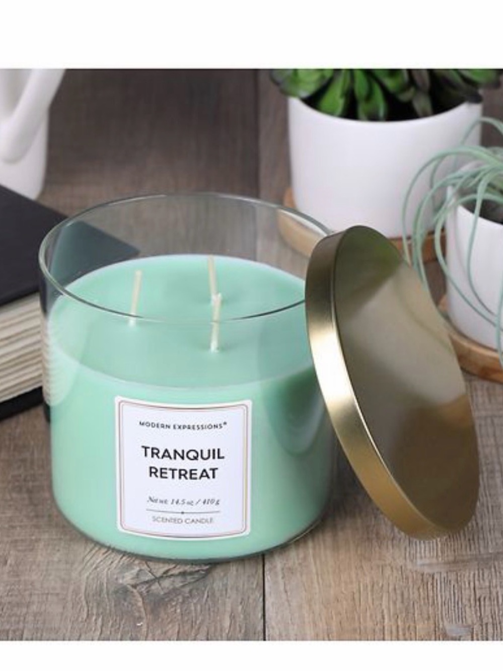 Modern Expressions Tranquil Retreat 3-Wick Candle - 14.5 oz